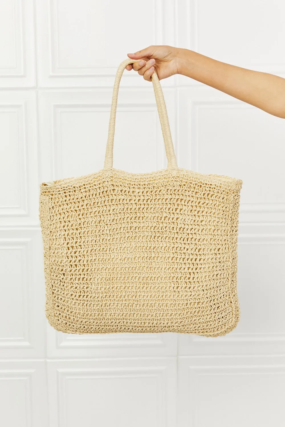 Off The Coast Straw Tote Bag