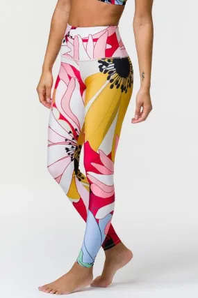 ONZIE // HIGH RISE GRAPHIC LEGGING - FLOWER CHILD