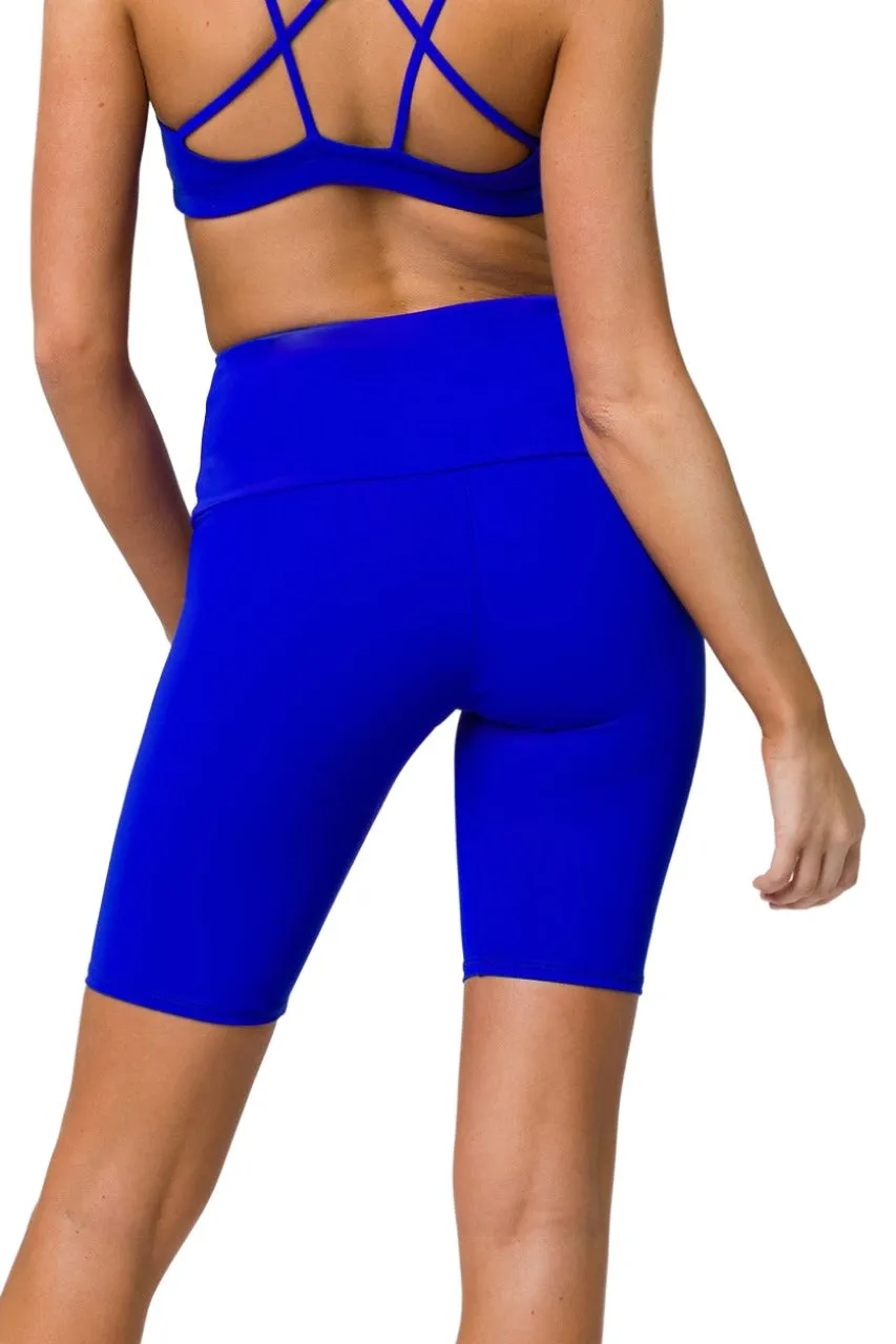 Onzie High Rise Bike Shorts 2225 Royal