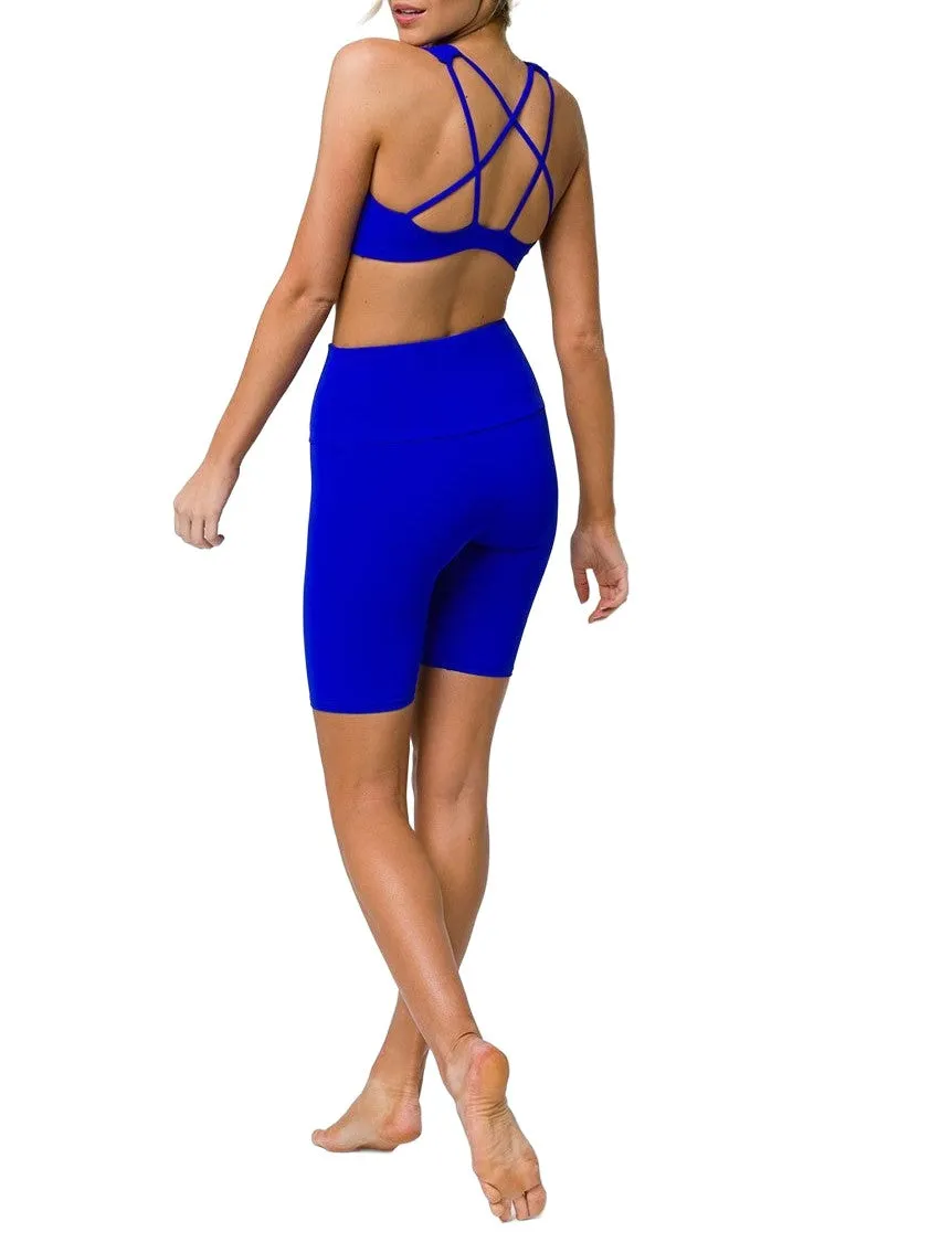 Onzie High Rise Bike Shorts 2225 Royal