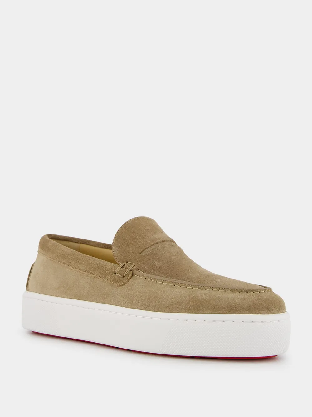 Paqueboat Beige Boat Sneakers