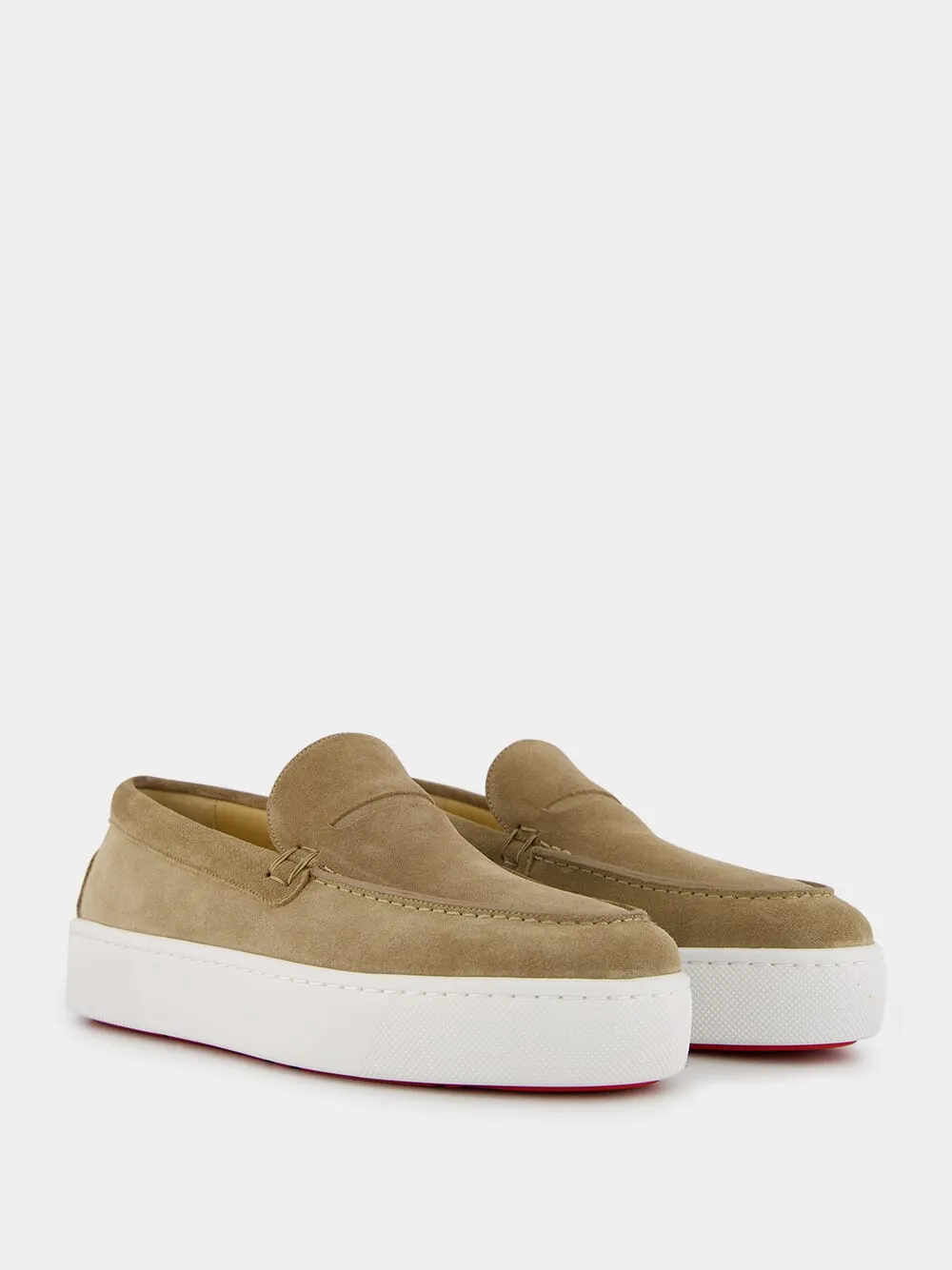 Paqueboat Beige Boat Sneakers