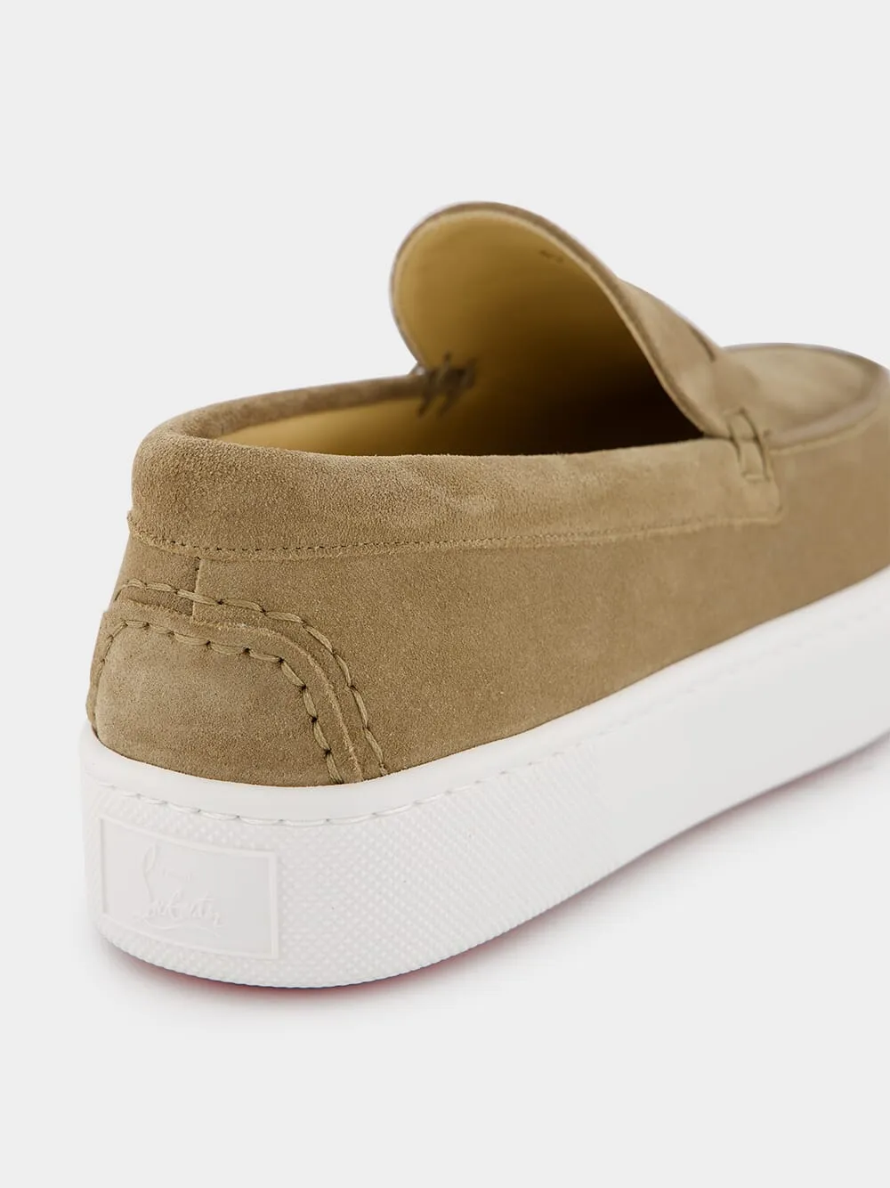 Paqueboat Beige Boat Sneakers