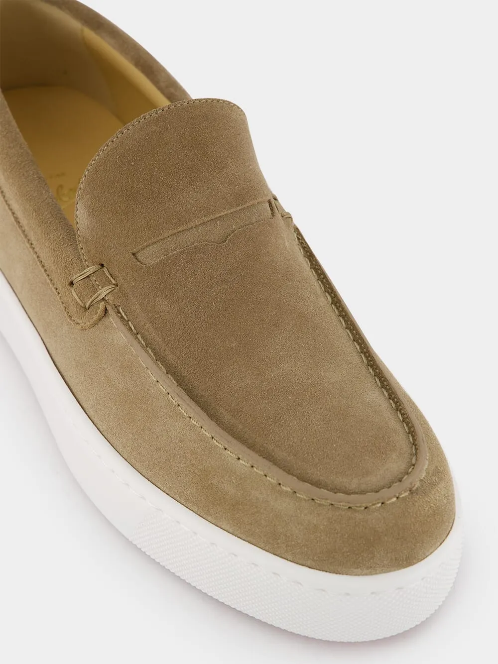 Paqueboat Beige Boat Sneakers