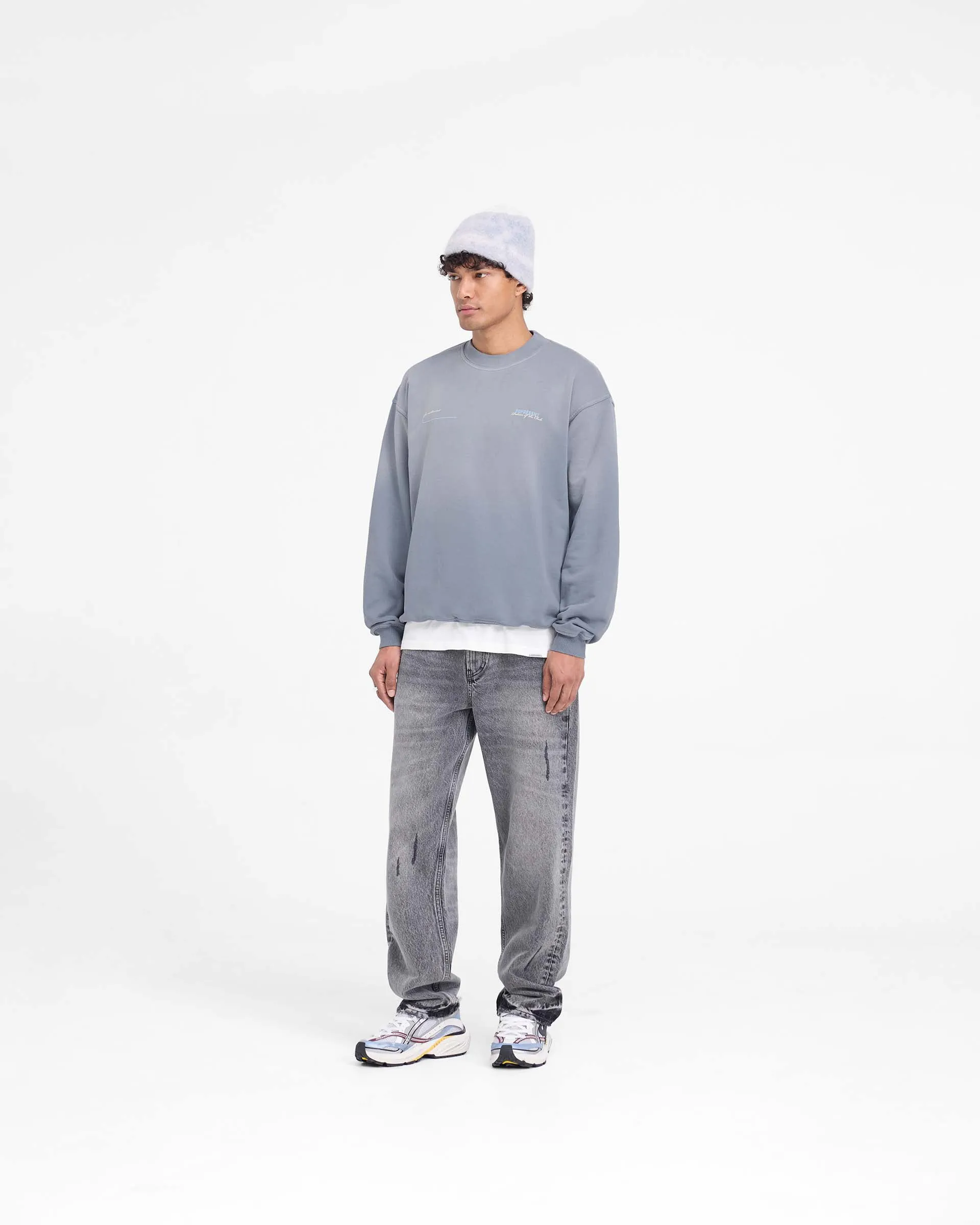 Patron Of The Club Sweater - Washed Grey