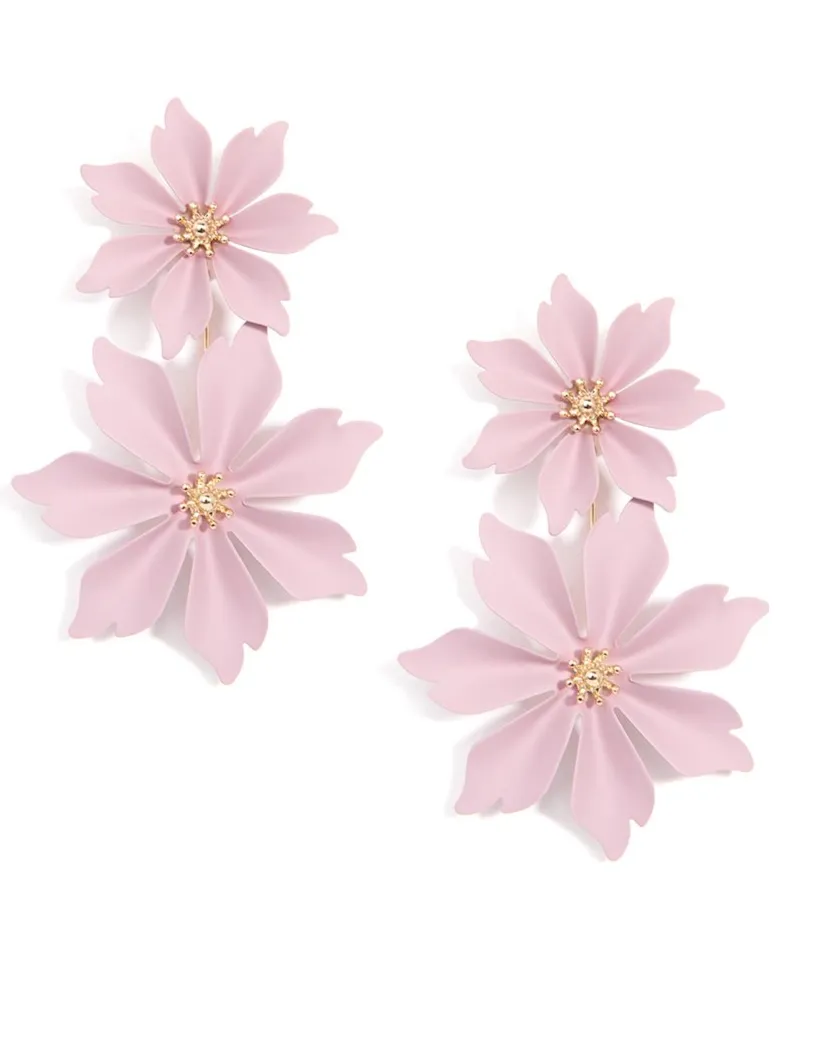 Petal Earrings [2 Pair in One]