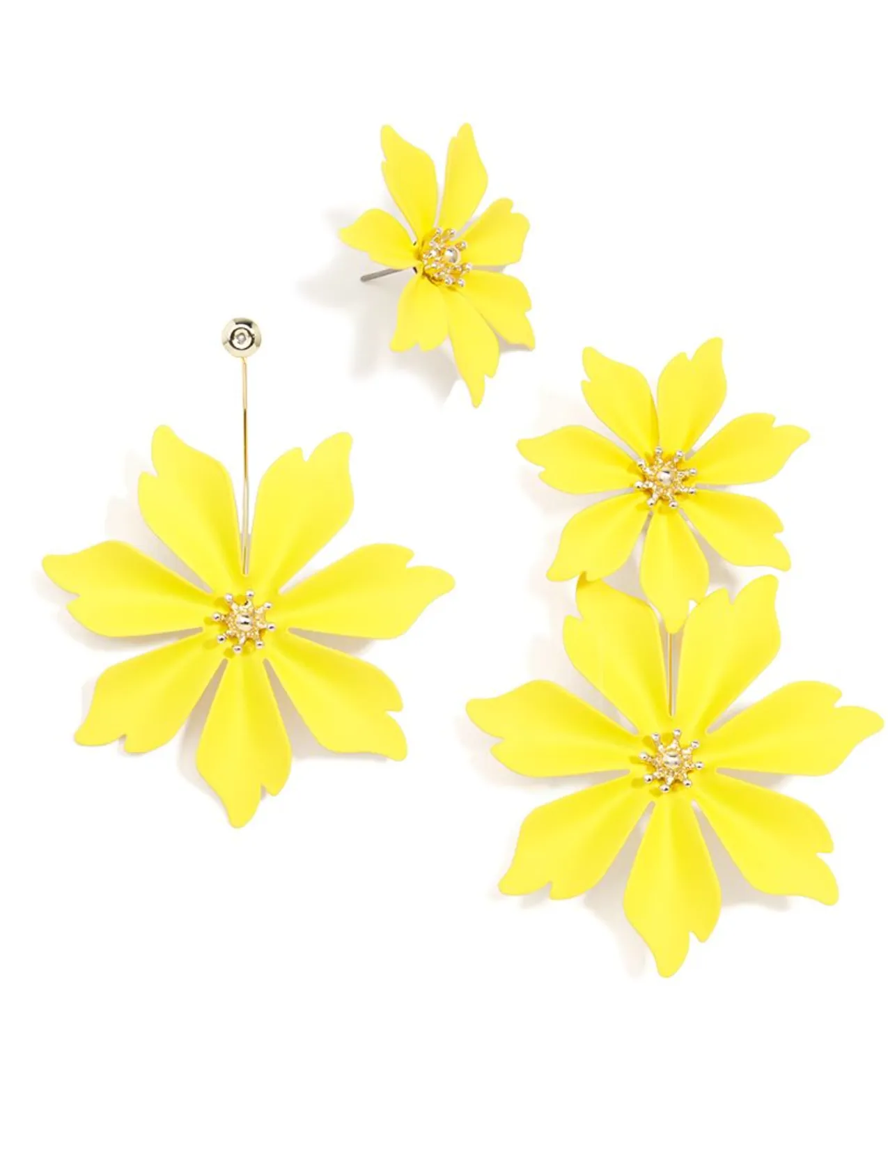 Petal Earrings [2 Pair in One]