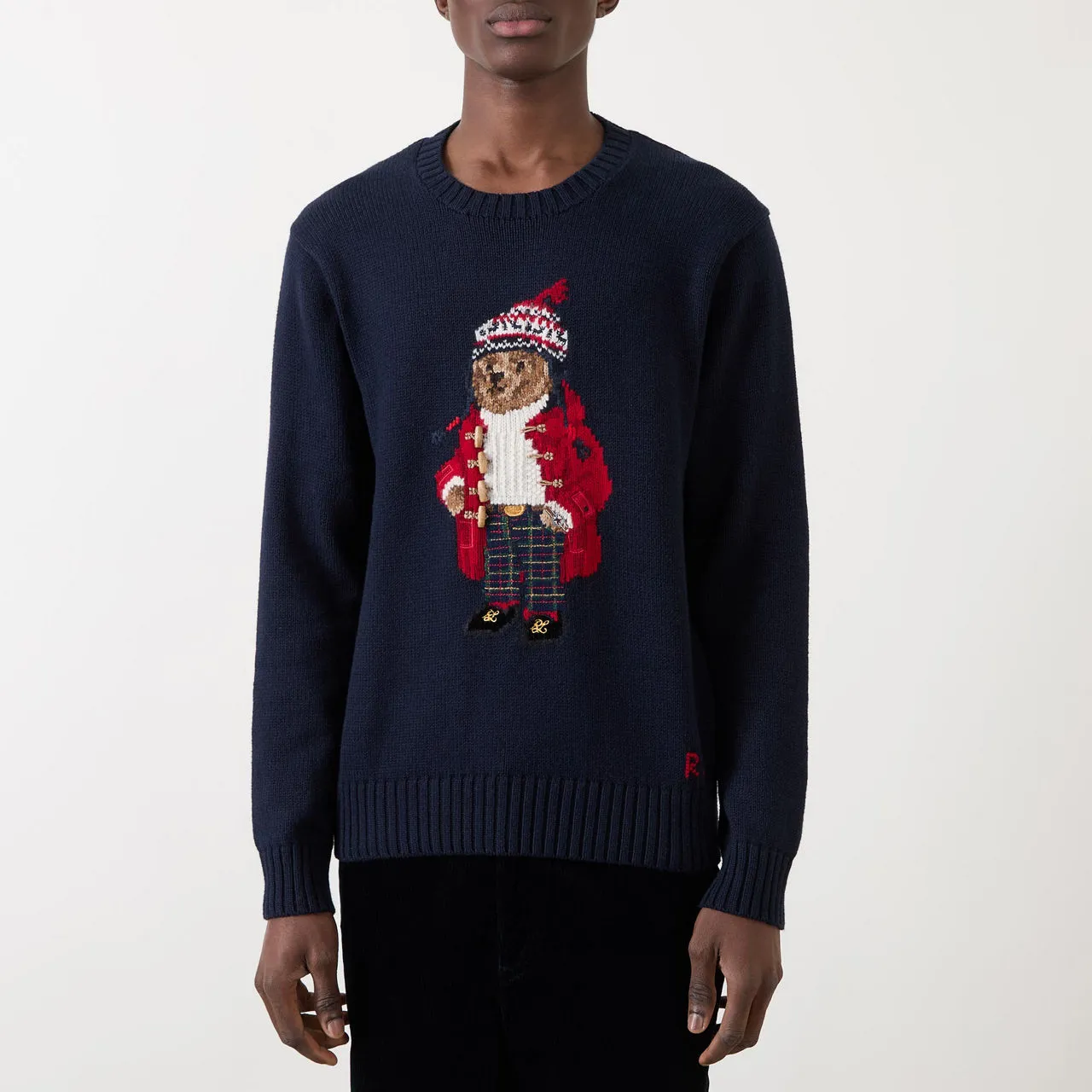 POLO RALPH LAUREN Holiday Bear Sweater - Navy