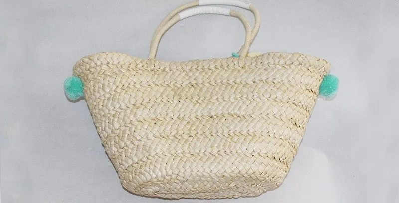 Pom Pom Beach Bag