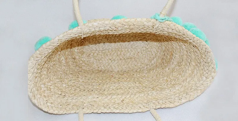 Pom Pom Beach Bag