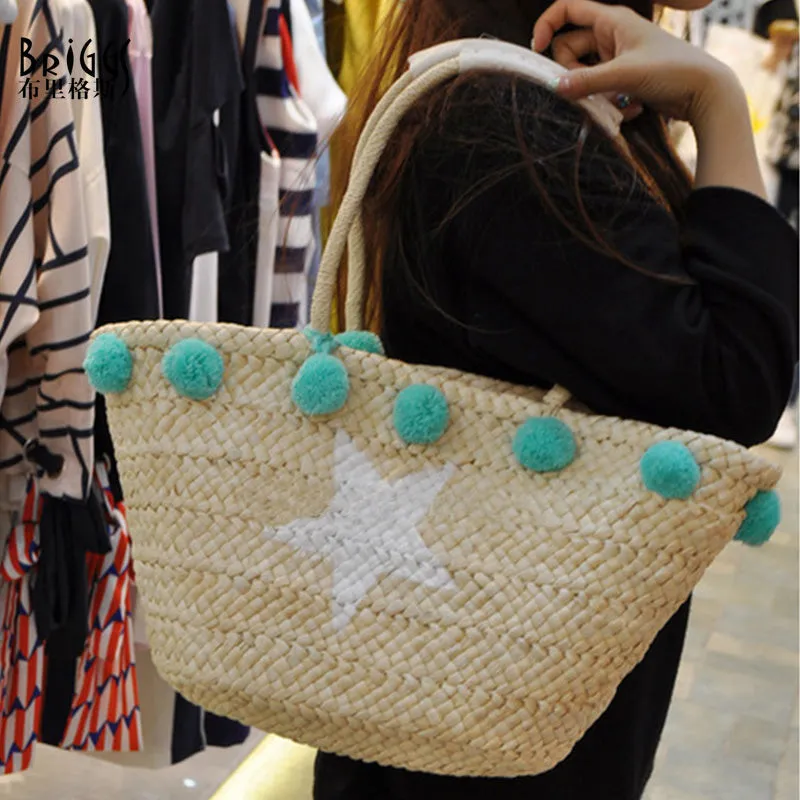 Pom Pom Beach Bag