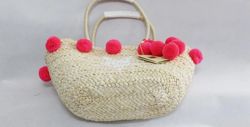 Pom Pom Beach Bag