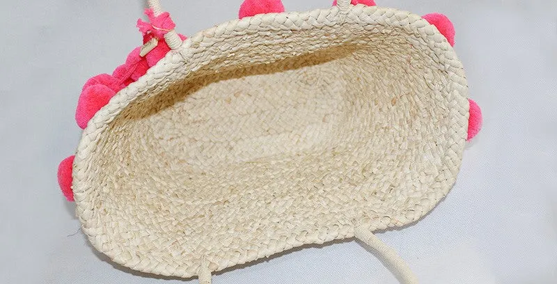 Pom Pom Beach Bag