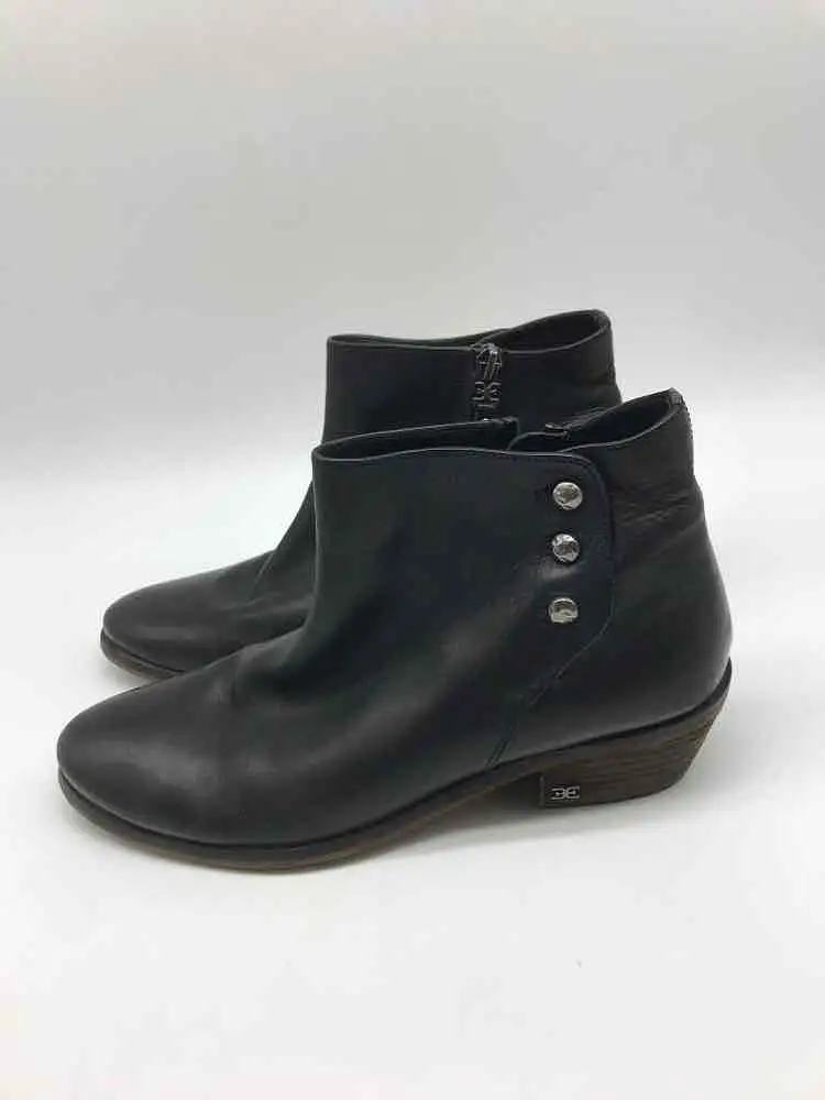 Pre-Owned Sam Edelman Black Size 7.5 Ankle Boots