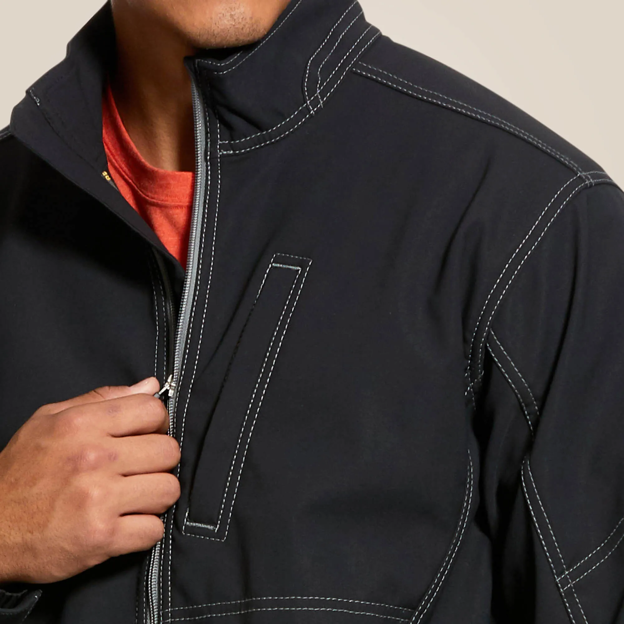 Rebar Stretch Canvas Softshell Jacket