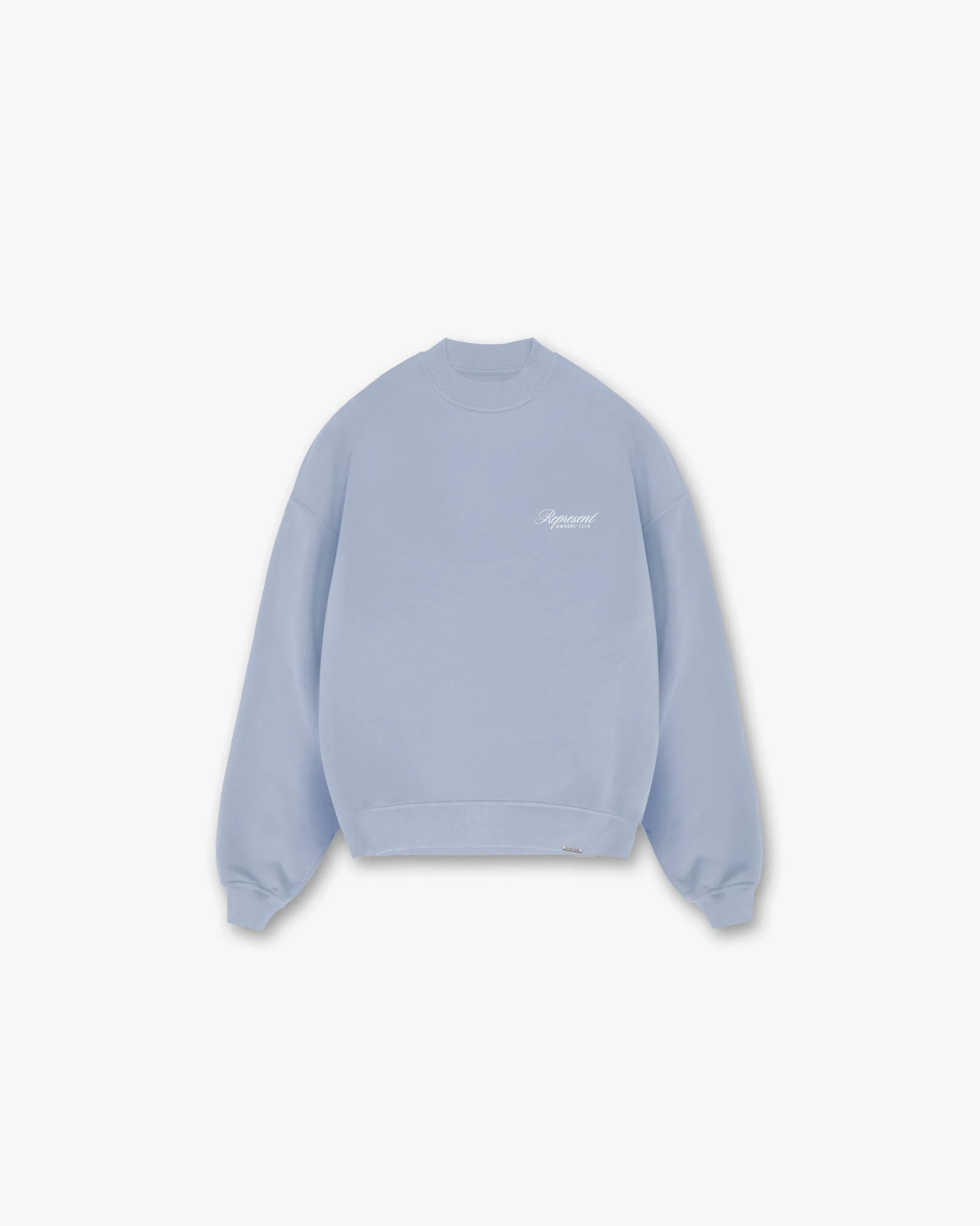 Represent Owners Club Script Sweater - Dusty Blue