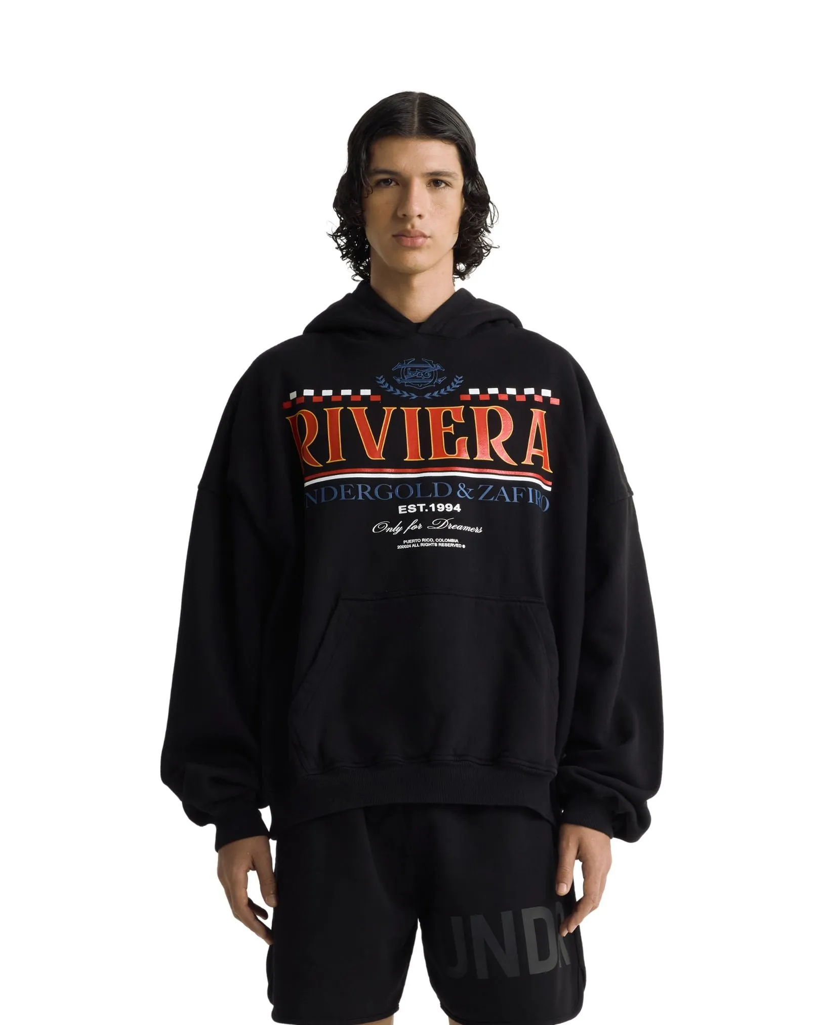 Riviera Racer Hoodie - Black