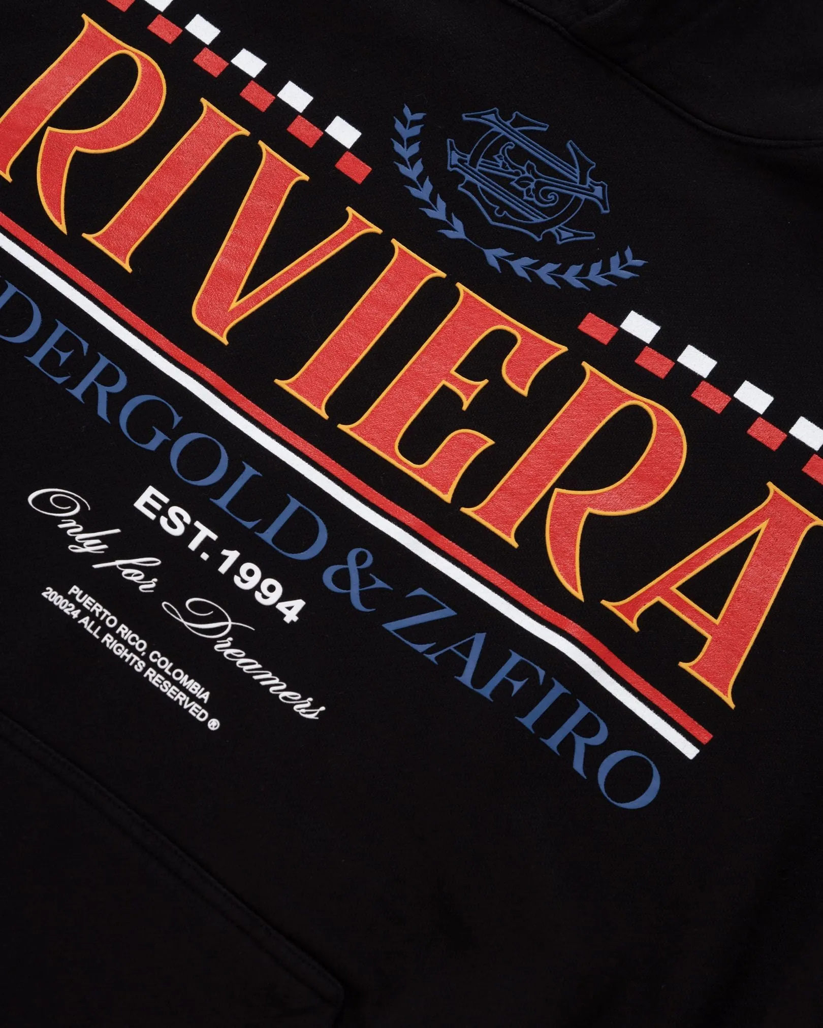 Riviera Racer Hoodie - Black