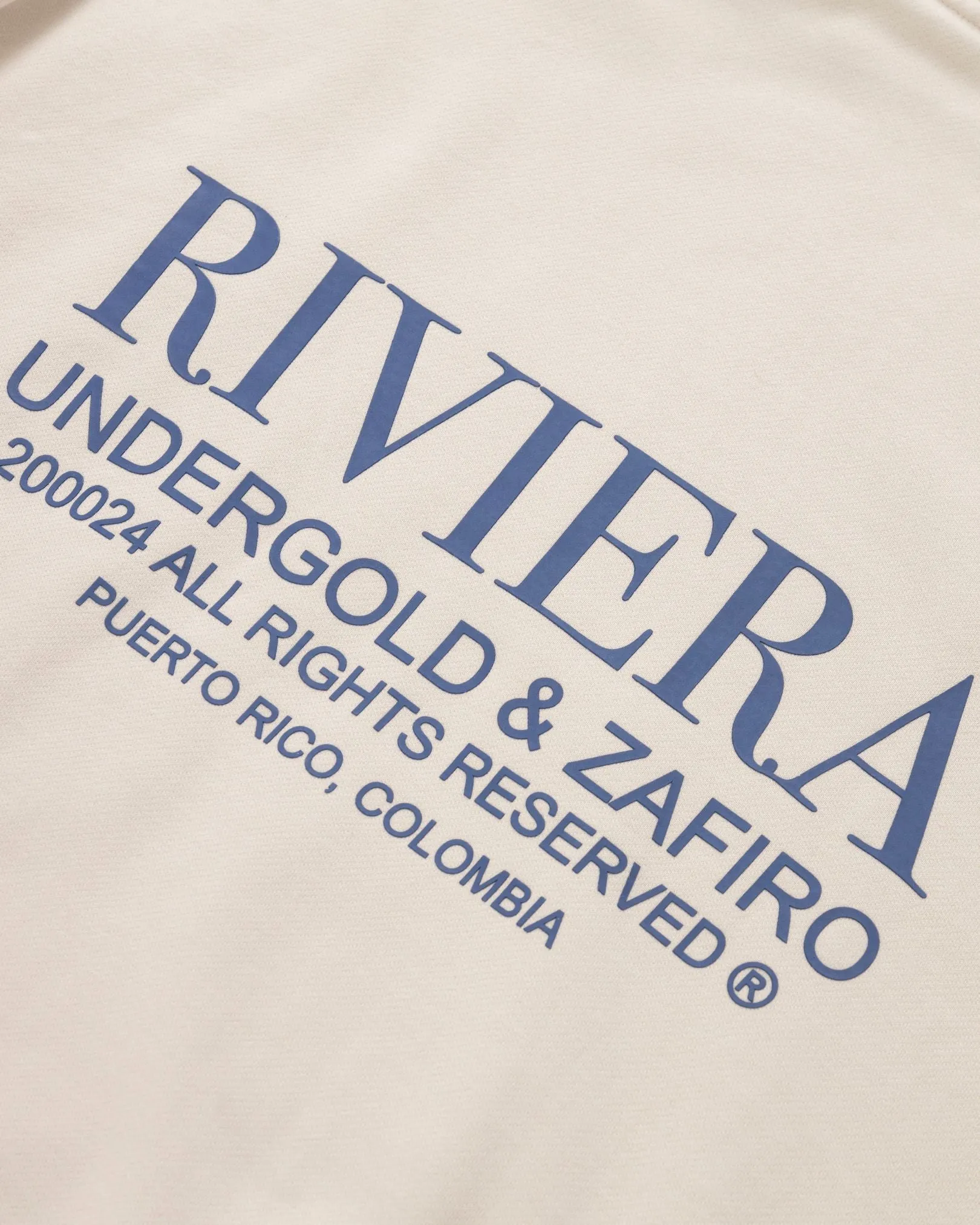 Riviera Trophie Hoodie - Cream