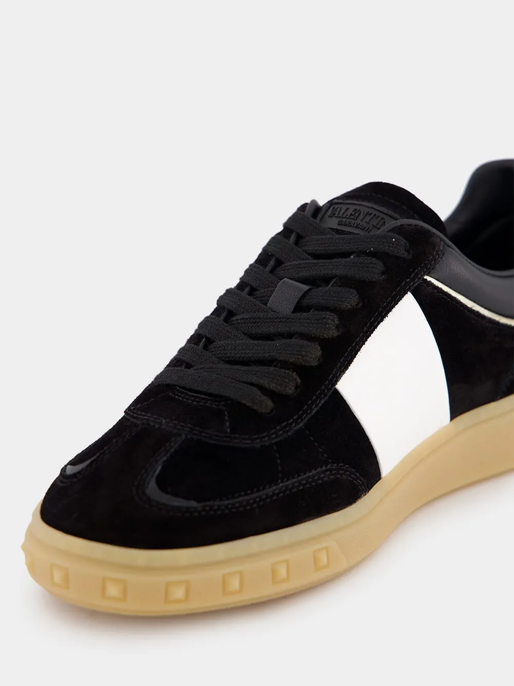 Rockstud Suede Sneakers