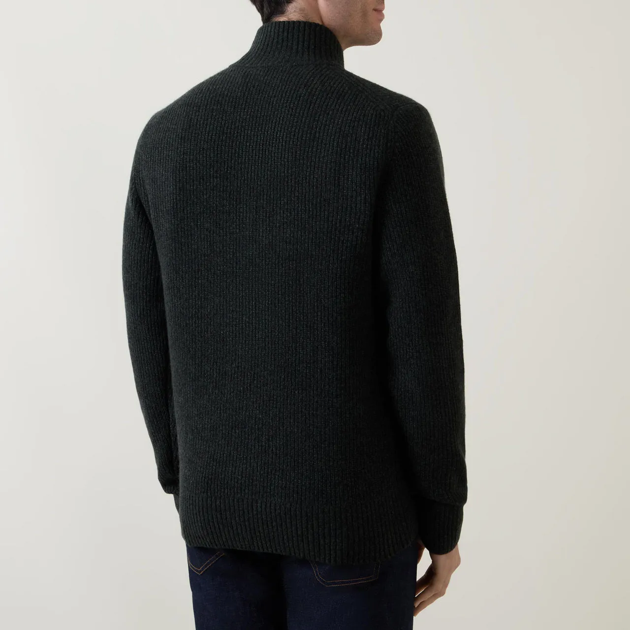 RODD & GUNN Robbies Road Half-Zip Sweater - Dark Green