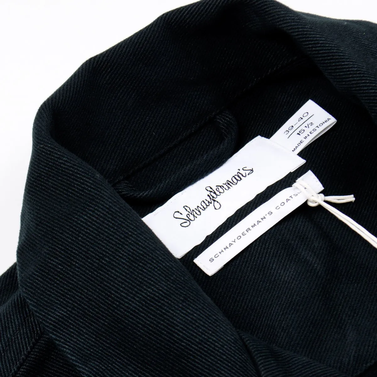 Schnayderman's - Coat Shirt Twill One - Black