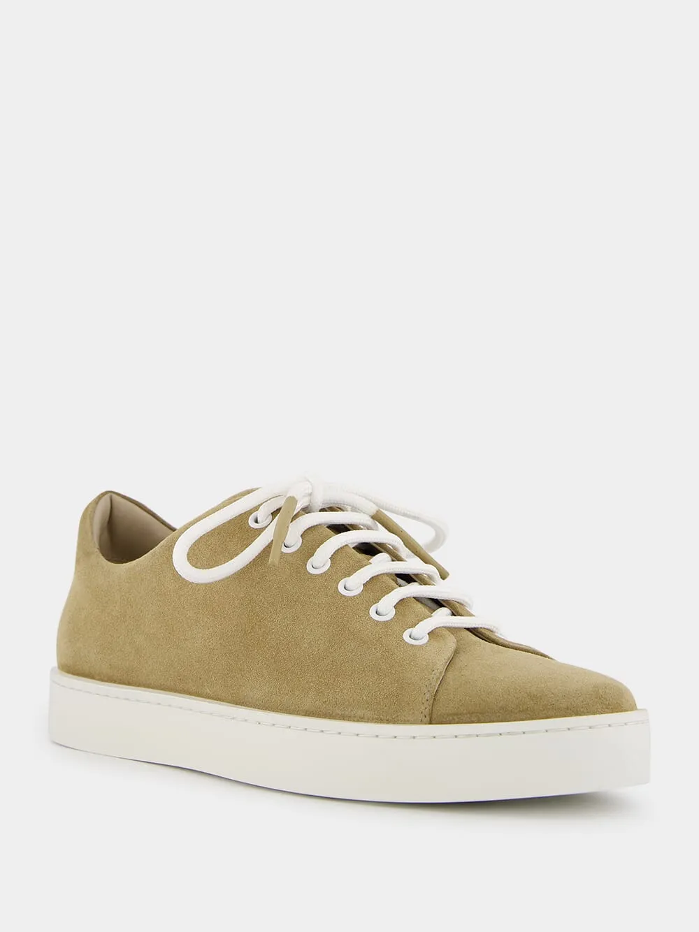 Semanado Beige Suede Sneakers