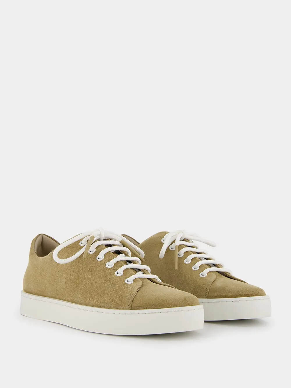 Semanado Beige Suede Sneakers