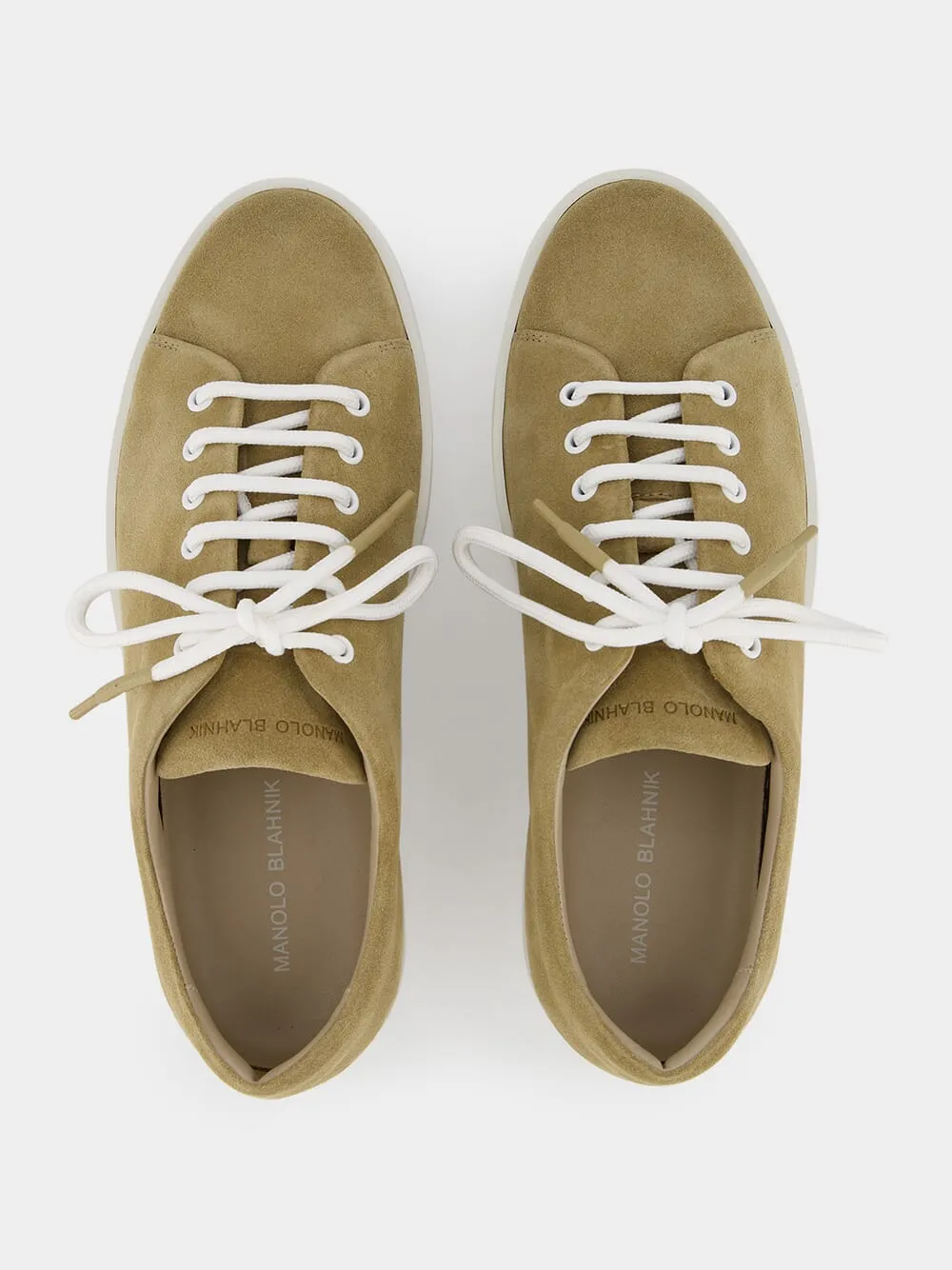 Semanado Beige Suede Sneakers