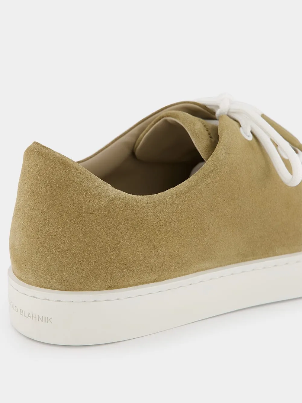 Semanado Beige Suede Sneakers