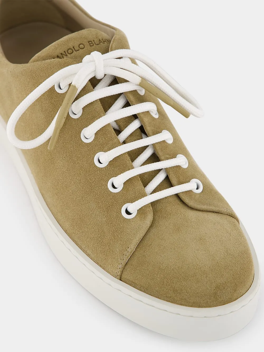 Semanado Beige Suede Sneakers