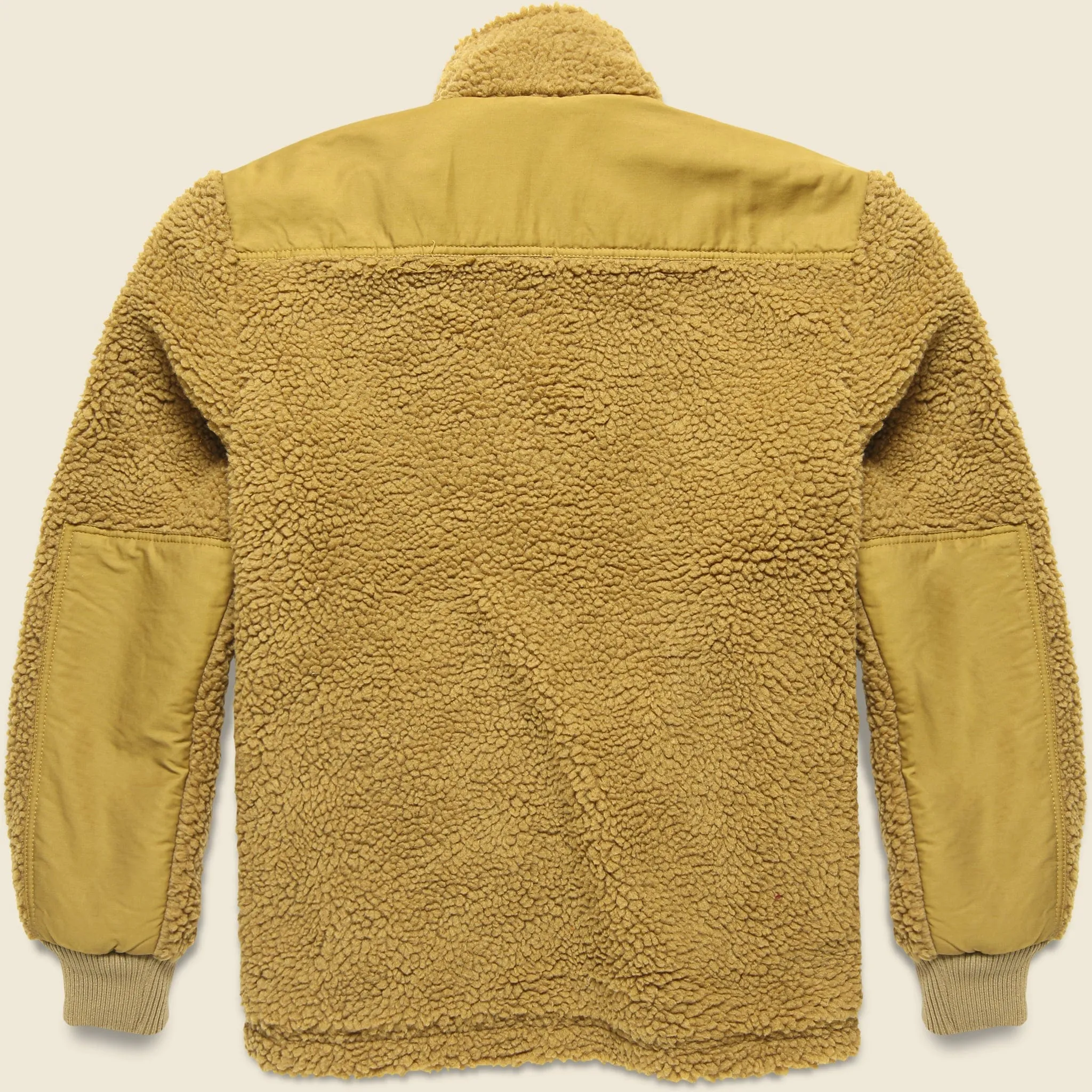 Sherpa Zip Jacket - Golden Khaki