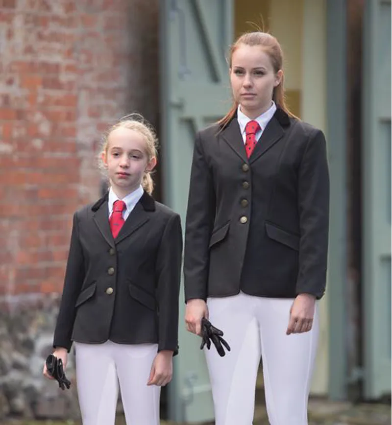 Shires Aston Show Jacket Childrens in Black