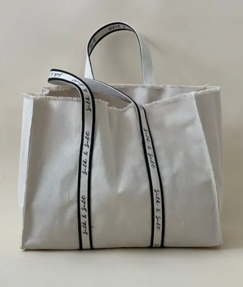 Silk & Salt Eco Tote Bag Beige