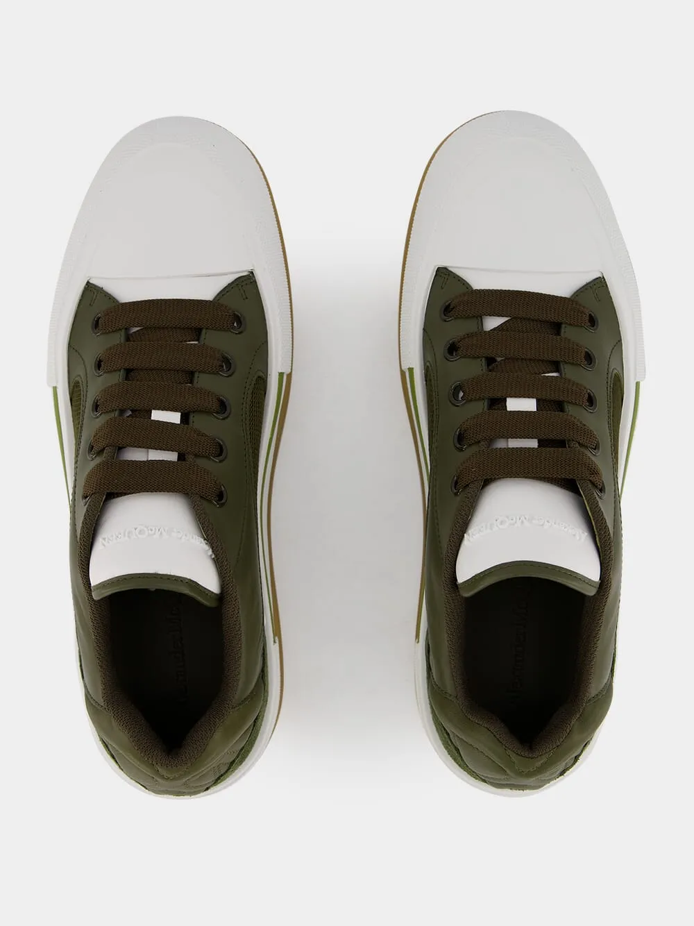 Skate Deck Plimsoll Green Sneakers