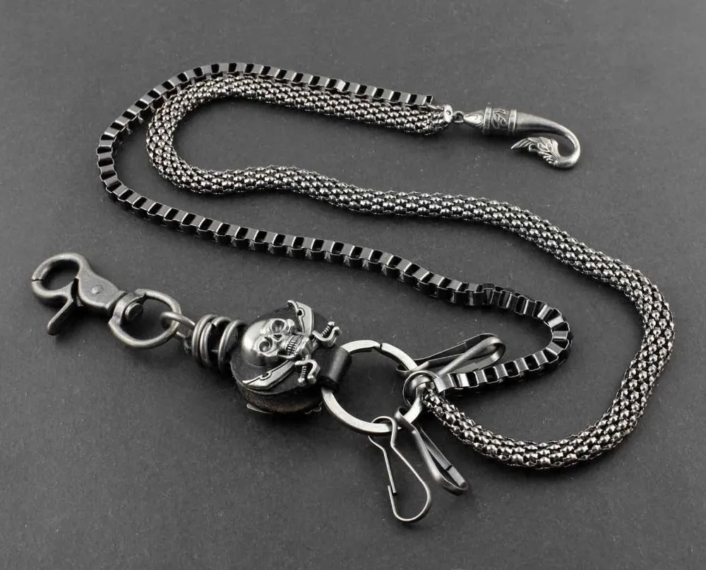 Skull Anti Theft Wallet Chain