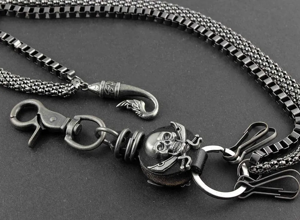 Skull Anti Theft Wallet Chain