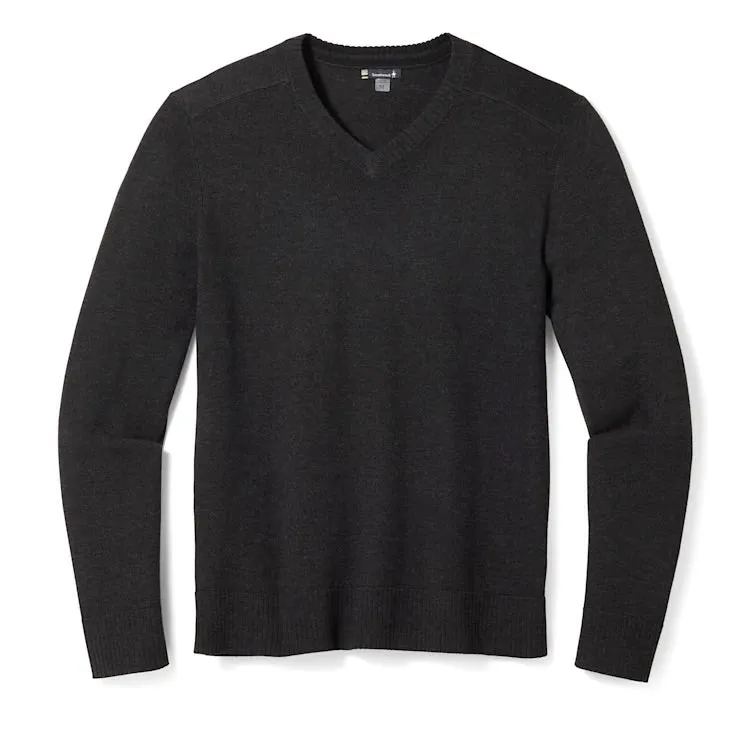 Smartwool Men's Sparwood V Neck Sweater - Charcoal Heather