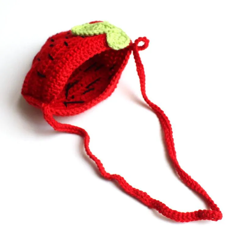 Strawberry Hand Crochet Handbag