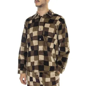 Stussy Mens Wobbly Brown Shirt