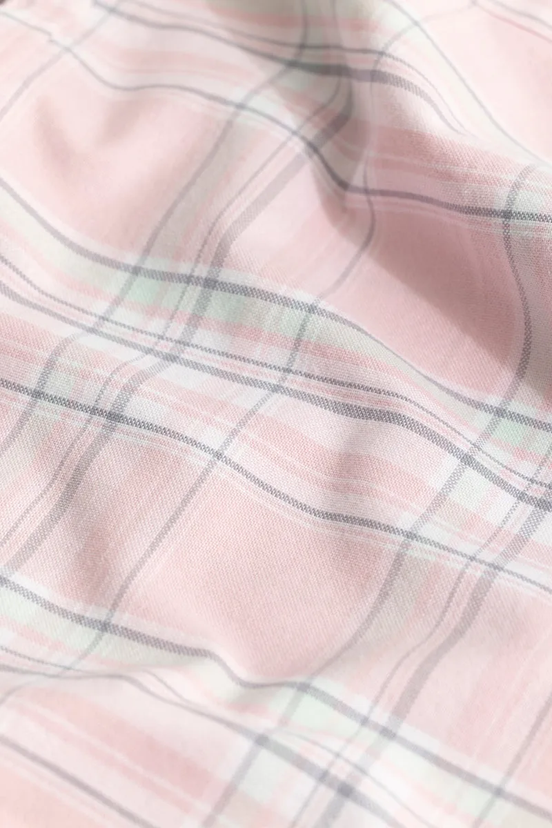 Tartan Matrix Pink Checks Shirt