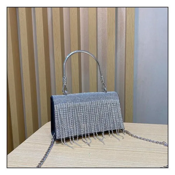 Tassel Rhinestone Handbag