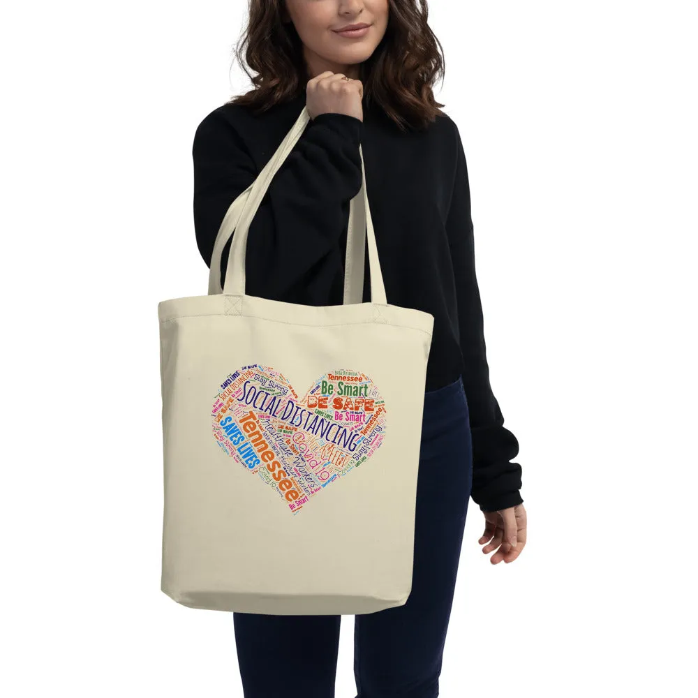 Tennessee - Social Distancing Tote Bag - Eco Friendly