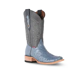 Texas Country Exotic Boot Ostrich Blue Jeans AV201