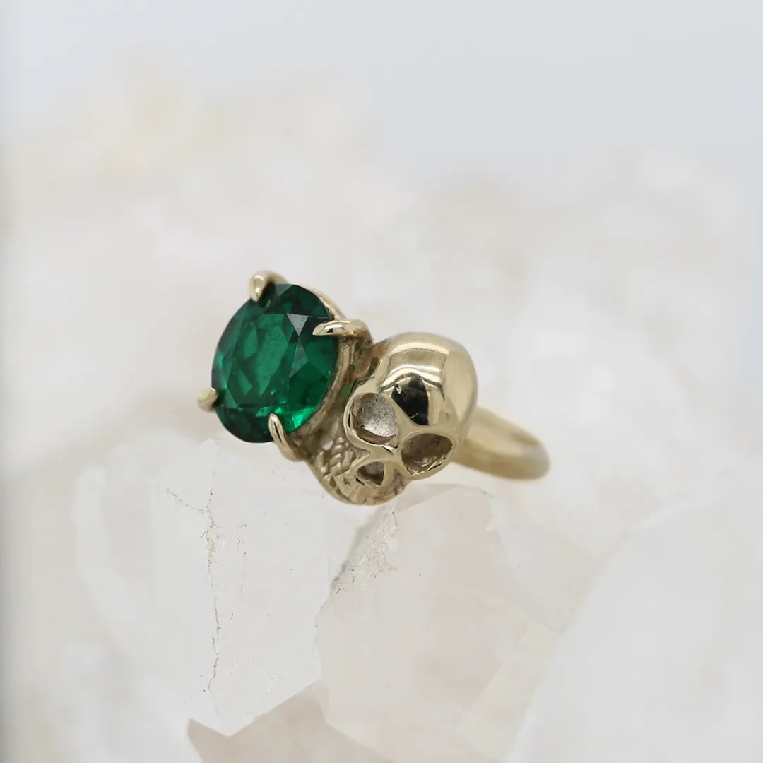 The Bitter End Ring - Imitation Emerald - Ready to Ship