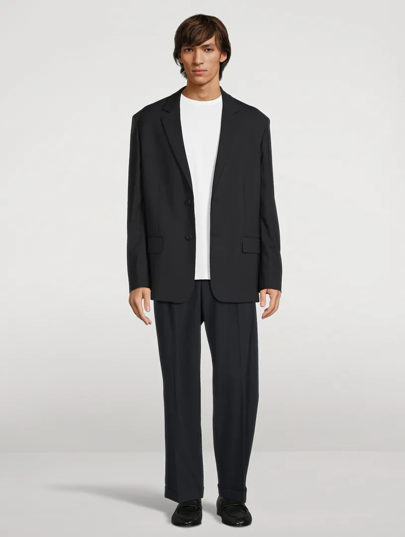 THE ROW Eligio Wool Jacket