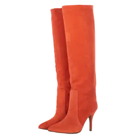 TROPICAL SUEDE KNEE-HIGH BOOTS