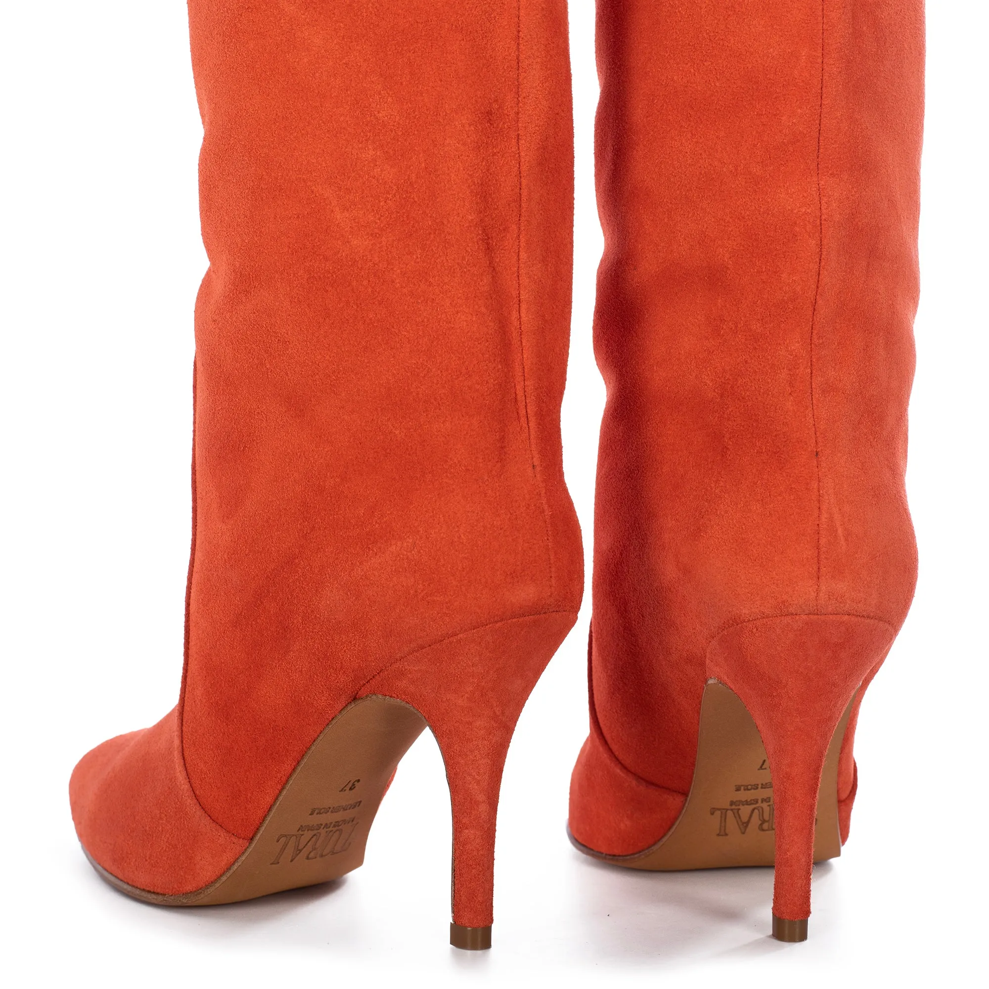 TROPICAL SUEDE KNEE-HIGH BOOTS