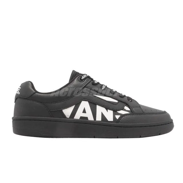 Vans v2960 logo superb black white men unisex casual lifestyle shoes 609862-0002