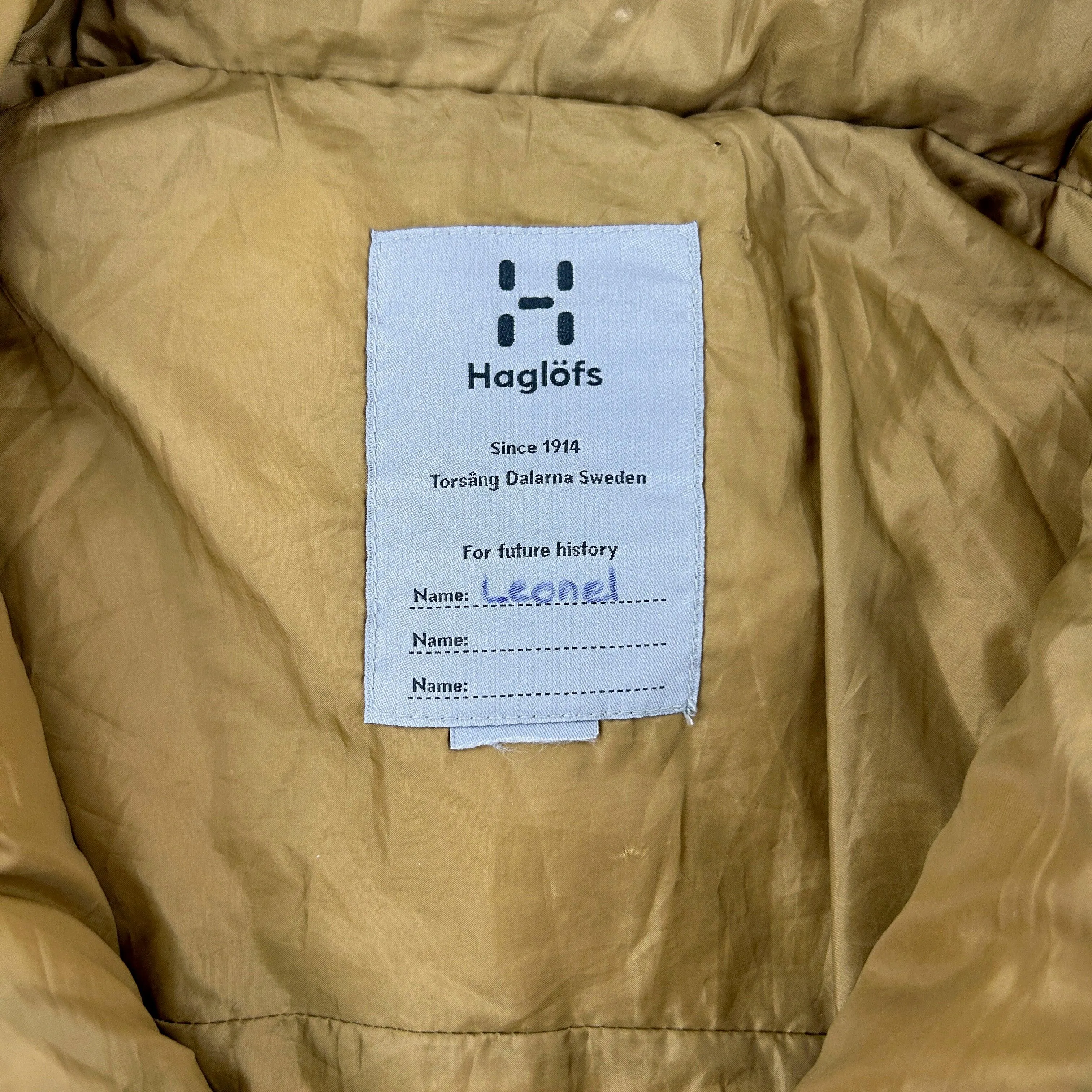 Vintage Haglofs Puffer Jacket Size M